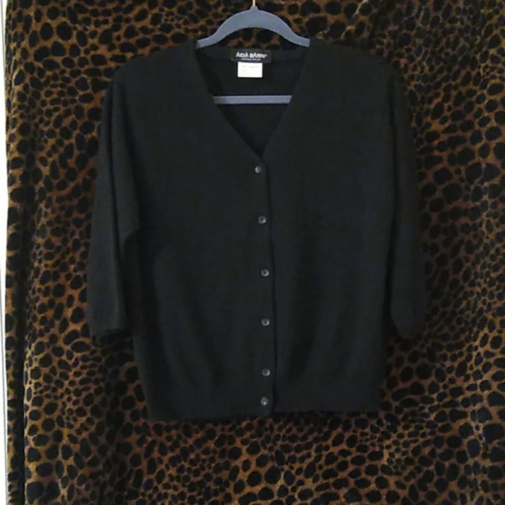 Cashmere cardigan sweater